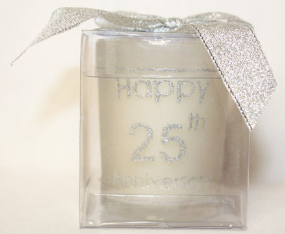 25th Anniversary  Boxed Candle