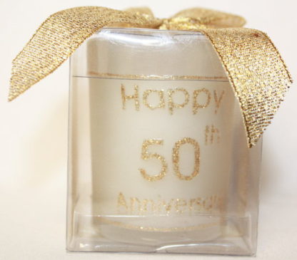 50th Anniversary Boxed Candle