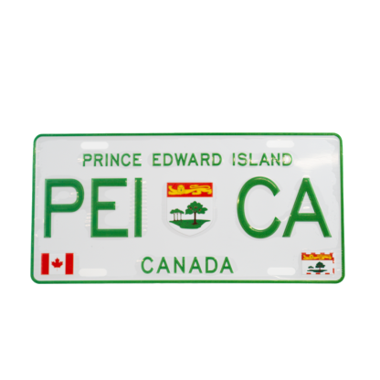 PEI Crest License Plate