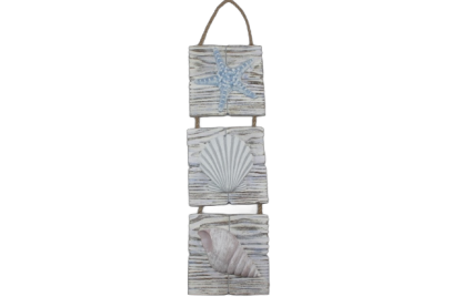 3pc Shell Hanging Plaque