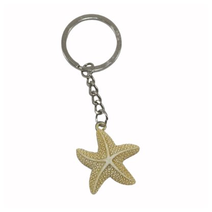 Starfish Polyresin Keyring