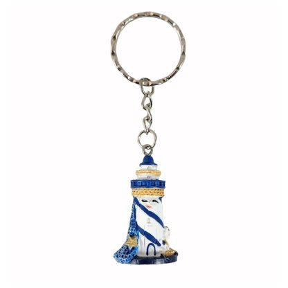 Lighthouse Poly Key Ring