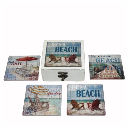 Life's a Beach Coaster Set