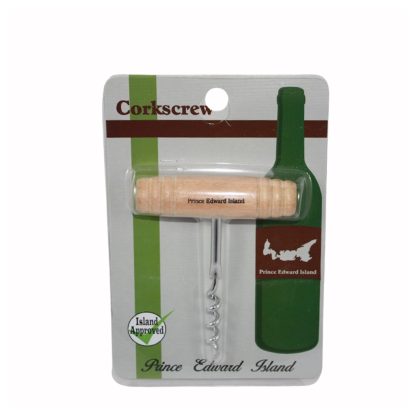 PEI Wood Handle Corkscrew