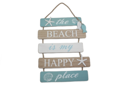 Beach Happy Place Sign