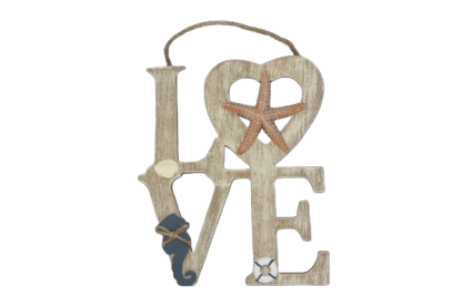 "Love" Wood Decoration